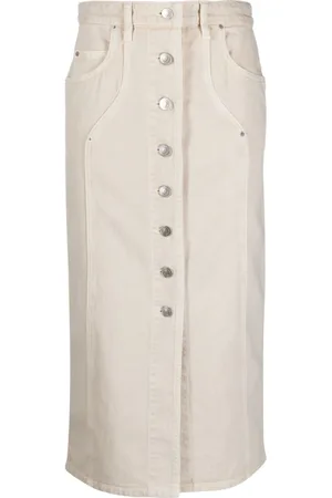 Marant Etoile Vandy Denim Midi Skirt