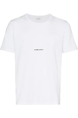 Saint Laurent Logo Cotton T-shirt