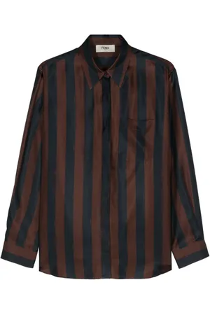 Fendi Striped Silk Shirt