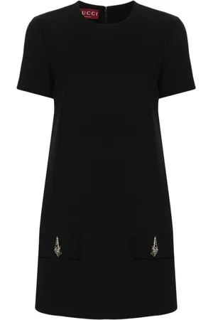 Gucci Wool And Silk Blend Mini Dress