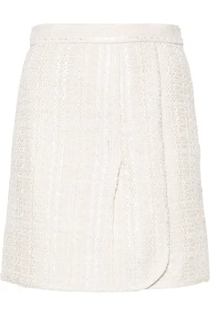 IRO Cotton Blend Wrapped Skirt