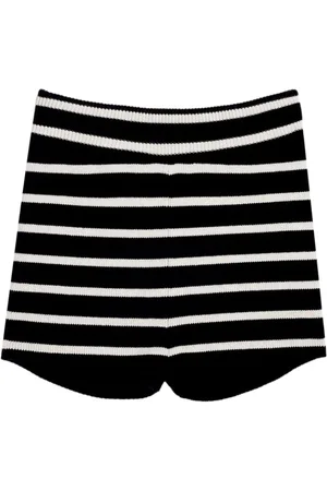 Ami Organic Cotton Striped Shorts