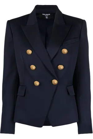 Balmain Wool Double-breasted Jacket