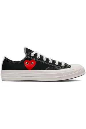 Comme des Garçons Chuck Taylor Small Red Heart Sneakers