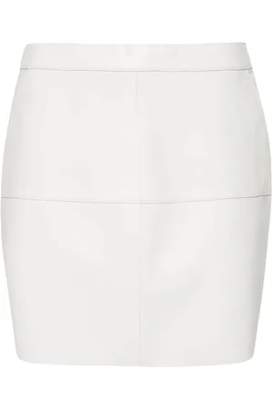 PAROSH Leather Mini Skirt