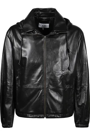 Loewe Leather Hooded Jacket