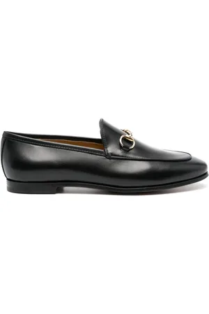 Gucci Jordaan Leather Loafers