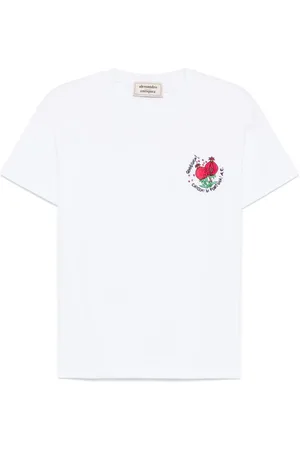 ALESSANDRO ENRIQUEZ Embroidered Cotton T-shirt