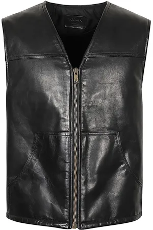 Prada Logo Leather Vest