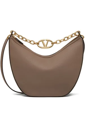VALENTINO GARAVANI Vlogo Moon Medium Leather Shoulder Bag