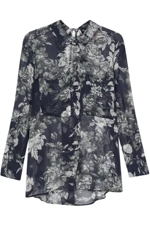 SEMICOUTURE Maddison Flower Print Shirt
