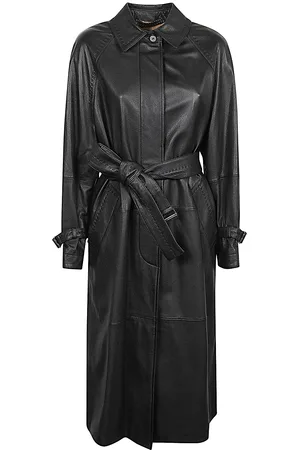 Max Mara Leather Trench Coat