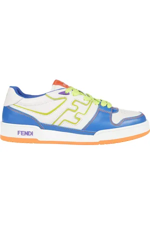 Fendi Leather Sneaker With Logo