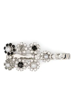 Roger Vivier Flower Strass Hair Clip