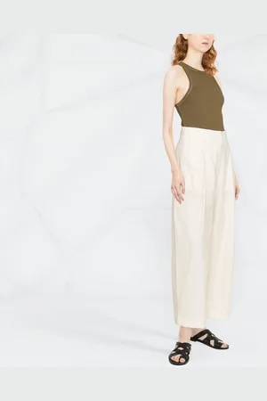 STUDIO NICHOLSON Cotton Wide Leg Trousers