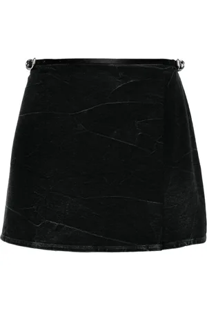 Givenchy Voyou Denim Mini Skirt