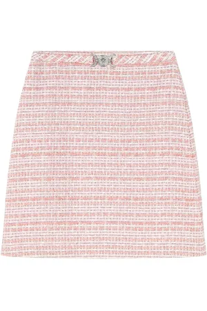 VERSACE Bouclé Tweed Mini Skirt