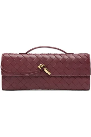 Bottega Veneta Andiamo Leather Clutch