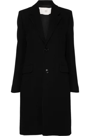 Ami Wool Single-breasted Coat