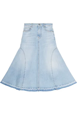 Ganni Organic Cotton Denim Skirt