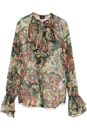 Etro Printed Silk Shirt
