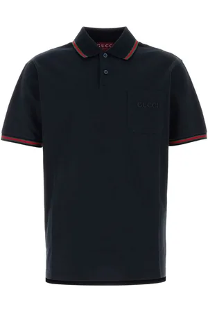 Gucci Cotton Embroidered Polo Shirt