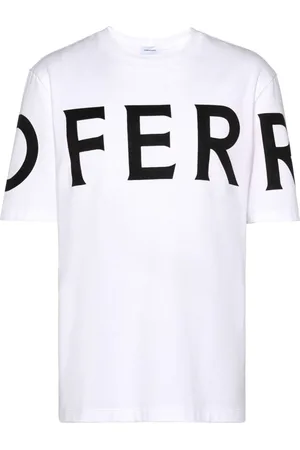 Salvatore Ferragamo Logo Cotton T-shirt