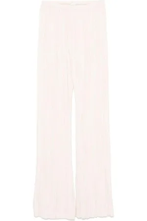 FORTE FORTE Pleated Crepe Trousers