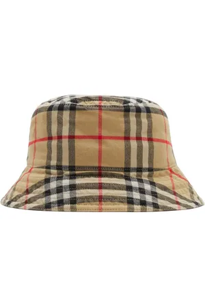 Burberry Check Motif Bucket Hat