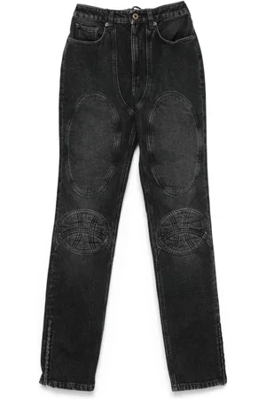 Jean Paul Gaultier Padded Deatils Denim Jeans