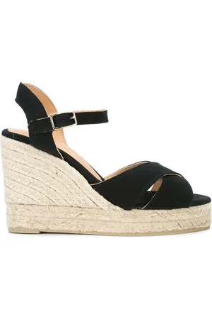 Castaner Blaudell Raffia Wedge Espadrilles