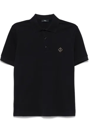 HERNO Logo Cotton Polo Shirt