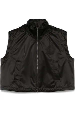 Fendi Hooded Zipped Vest