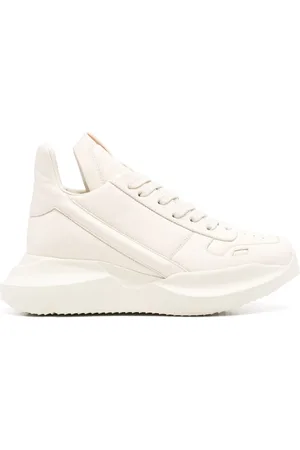 Rick Owens Geth Runner Leather Sneakers