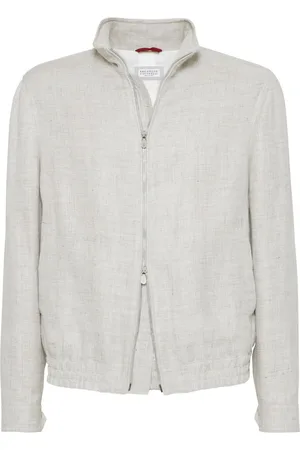 Brunello Cucinelli Water Resistant Linen Blend Jacket