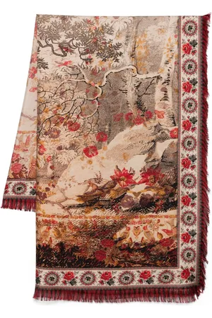 PIERRE-LOUIS MASCIA Printed Silk Scarf