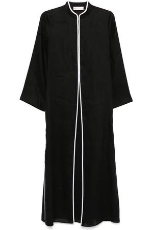 Tory Burch Linen Kaftan Dress