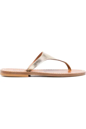 K jacques Pegase Leather Sandals