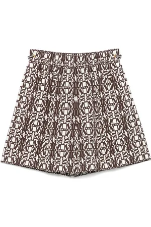 Max Mara Printed Cotton Shorts