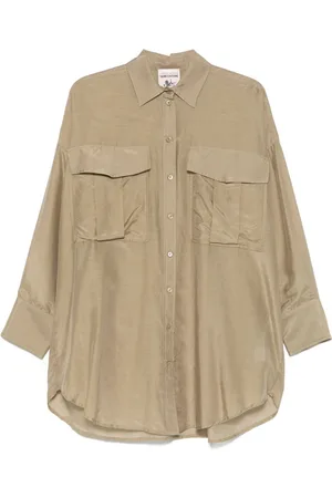 SEMICOUTURE Angelica Cotton And Silk Shirt