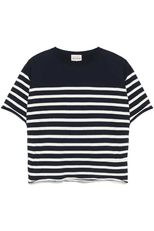 SEMICOUTURE Ombeline Striped Cotton Sweater