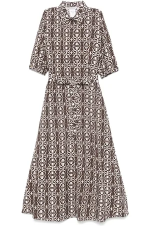 Max Mara Printed Cotton Shirtdress