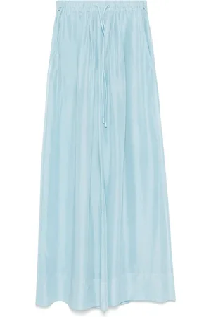 FORTE FORTE Silk Wide-leg Trousers