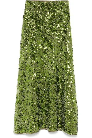Ganni Velvet Sequined Skirt