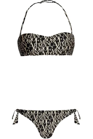 Emporio Armani Allover Logo Bikini Set