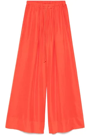 FORTE FORTE Silk Wide-leg Trousers