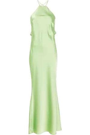 ACTUALEE Long Satin Dress
