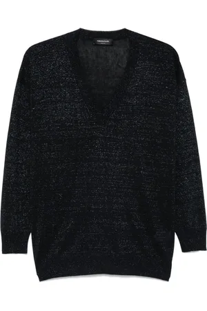 Fabiana Filippi Linen Blend V-necked Sweater