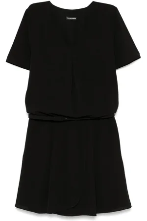Emporio Armani Crepe Short Dress