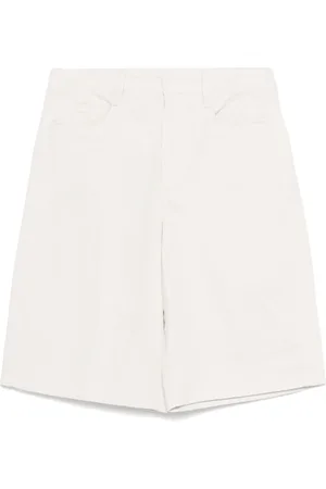 Max Mara Linen And Cotton Blend Bermuda Shorts